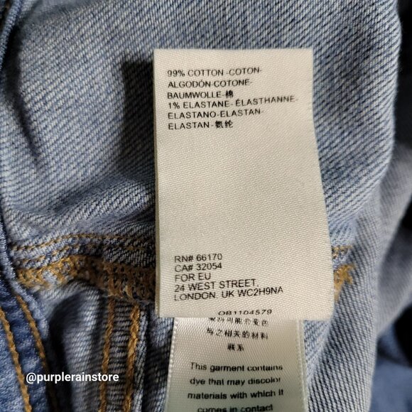 Pilcro Anthropologie Jeans 36 P Slim Boyfriend High Rise Medium Light Wash - Picture 5 of 12